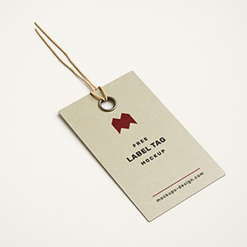 Swing Tag With A String